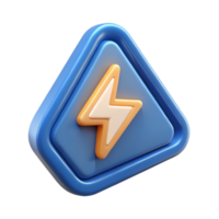 mysterious radiant Triangular badge, stylized lightning bolt. Clean lines, flat color, with Scalable Design. premium png