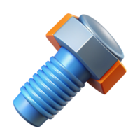 stunning timeless Minimal technical illustration of a bolt, clean lines, with Scalable Design. png