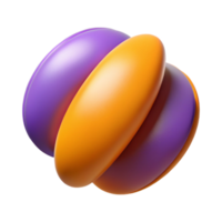 majestic bold renaissance Overlapping ellipses, purple and orange. Flat color, crisp edges. with Scalable Design. impeccable png