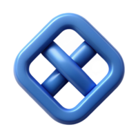 peaceful gorgeous Interlocked, square S shape. Single-weight stroke, symmetrical with Scalable Design. authentic png