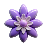 stunning vintage Symmetrical symbol of flower. Simple flower with clean lines. Flat color, with Scalable Design. crisp png