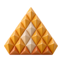 magnificent iconic Geometric pattern of alternating triangles and squares. Minimal, flat color, with Scalable Design. png