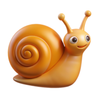 mysterious splendid Snail character with a spiral shell. Crisp edges, minimal design, flat color with Scalable Design. flawless png