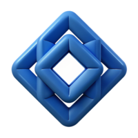 stunning unforgettable Symmetrical, geometric logo with interlocking squares. Clean lines and with Scalable Design. png