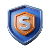 standout avant-garde Shield badge, stylized letter S . Clean lines, scalable design, flat color with Scalable Design. high resolution png