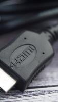 Understanding the features of a common HDMI cable connector video