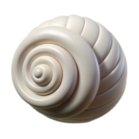 passionate alluring Spiral shell with a single stripe. Clean lines, minimal design, with Scalable Design. premium png