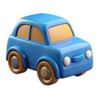 tranquil majestic Car character with rectangular body and circular wheels. Flat color, clean lines with Scalable Design. high resolution png
