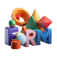 splendid gothic Abstract FORM with geometric shapes. Flat color, clean lines with Scalable Design. artisan png