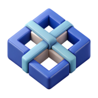 radiant bold minimalist Interlocking geometric squares, crisp edges, flat color palette. FORMAT with Scalable Design. 8K png