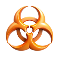 standout futuristic An abstract biohazard symbol. Clean lines, single-weight stroke, with Scalable Design. fine detail png