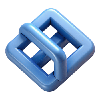 onvergetelijk creatief in elkaar grijpende vierkanten, schoon lijnen, vlak kleur, knapperig randen met schaalbaar ontwerp. professioneel png