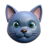 sumptuous baroque Clean lines depict a stylized cat face. Solid colors, flat design with Scalable Design. refined png