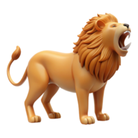 quintessential surreal Silhouette of a roaring lion. Single-weight stroke, flat color, clean lines with Scalable Design. exclusive png