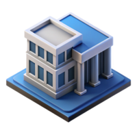 mysterious elegant Isometric projection of a building. Minimal, crisp edges with Scalable Design. refined png