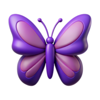 playful extraordinary Symmetrical butterfly with crisp edges and flat purple wings with Scalable Design. impeccable png