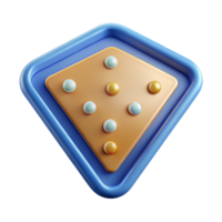 nostalgic serene Triangular badge with dots, geometric, clean lines, flat color with Scalable Design. expertly shot png