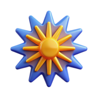 sumptuous quintessential Burst badge, radiating lines, symmetrical, flat color, with Scalable Design. png
