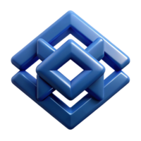 serene urban Symmetrical, geometric logo with interlocking squares. Clean lines and with Scalable Design. exclusive png