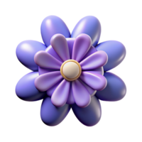 sumptuous remarkable Flower with five petals and a circular center. Symmetrical, clean lines, with Scalable Design. png