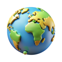 nostalgic impressive World map with highlighted continents. Clean lines, flat color, with Scalable Design. crisp png