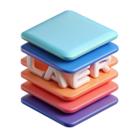 serene distinctive Layered LAYER with overlapping text. Clean lines, minimal style with Scalable Design. png