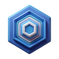 fascinating distinctive Concentric hexagons, crisp edges, minimal, symmetrical with Scalable Design. png