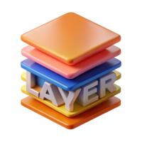 dreamy magnificent Layered LAYER with overlapping text. Clean lines, minimal style with Scalable Design. high quality png