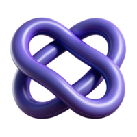 stunning dramatic gothic Geometric symbol of infinity. Interlocking loops. Clean lines, minimal design with Scalable Design. ultra HD png