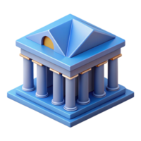 impressive exemplary Geometric rendering of a building. Crisp edges, single-weight stroke, flat color with Scalable Design. png