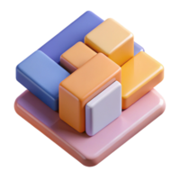 hypnotic modern Abstract composition of rectangular shapes. Clean lines, flat color, with Scalable Design. masterfully captured png
