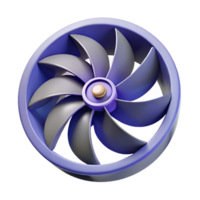 harmonious dazzling Minimal illustration of a turbine blade. Clean lines, flat color with Scalable Design. high quality png