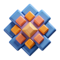 striking timeless Abstract geometric pattern with squares and rectangles. Flat color with Scalable Design. png