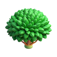 majestic industrial Minimal isometric bush with crisp edges and green leaves with Scalable Design. masterfully captured png