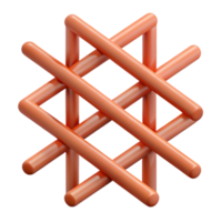 exemplary baroque Sharp-edged, intersecting lines forming a grid. Flat color, minimal design with Scalable Design. 4K png