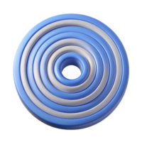dramatic vintage Concentric CIRCLE with radiating rings. Crisp edges, minimal style with Scalable Design. 4K png