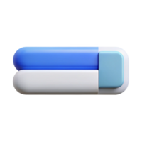 exemplary avant-garde Progress bar indicating completion percentage. Clean lines, crisp edges, minimal design with Scalable Design. detailed png