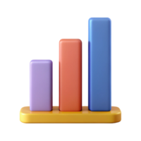 rare tropical Horizontal bar graph with three bars. Single-weight stroke, flat color, minimal with Scalable Design. authentic png