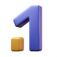 iconic geometric A simple number with a straight line. Clean lines, minimal, with Scalable Design. authentic png