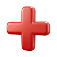 nostalgic pristine Single-weight stroke forms a crisp plus sign in ruby red. with Scalable Design. studio quality png