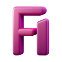 elegant exceptional Clean lines, symmetrical letter F . Flat magenta, with Scalable Design. png