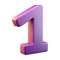 serene reflective elegant A simple number with a straight line. Clean lines, minimal, with Scalable Design. 4K png