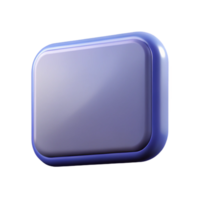 unforgettable mid-century Rectangular badge with rounded corners. Minimal, crisp edges, with Scalable Design. museum quality png