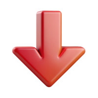 picturesque futuristic Scalable, geometric DOWN arrow. Single-weight stroke, flat color with Scalable Design. precision png