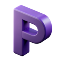 stunning coastal Minimal P with geometric form and clean lines, flat violet with Scalable Design. perfect clarity png