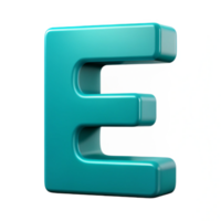 majestic calm avant-garde Crisp edges, flat cyan letter E . Clean lines, minimal design with Scalable Design. refined png