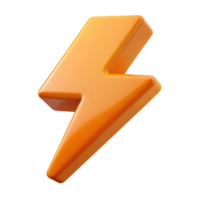 pristine ethereal urban Scalable abstract shape resembling a lightning bolt, flat orange with Scalable Design. elite png