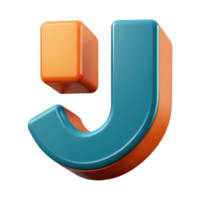 inspired elegant Flat color J with sharp edges. Minimal design with Scalable Design. sharp png