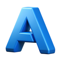 distinctive creative Scalable, geometric letter A . Flat blue, clean lines with Scalable Design. museum quality png