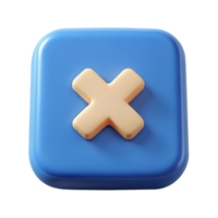 melancholic alluring Square badge with X symbol. Clean lines, flat color, symmetrical with Scalable Design. perfect clarity png